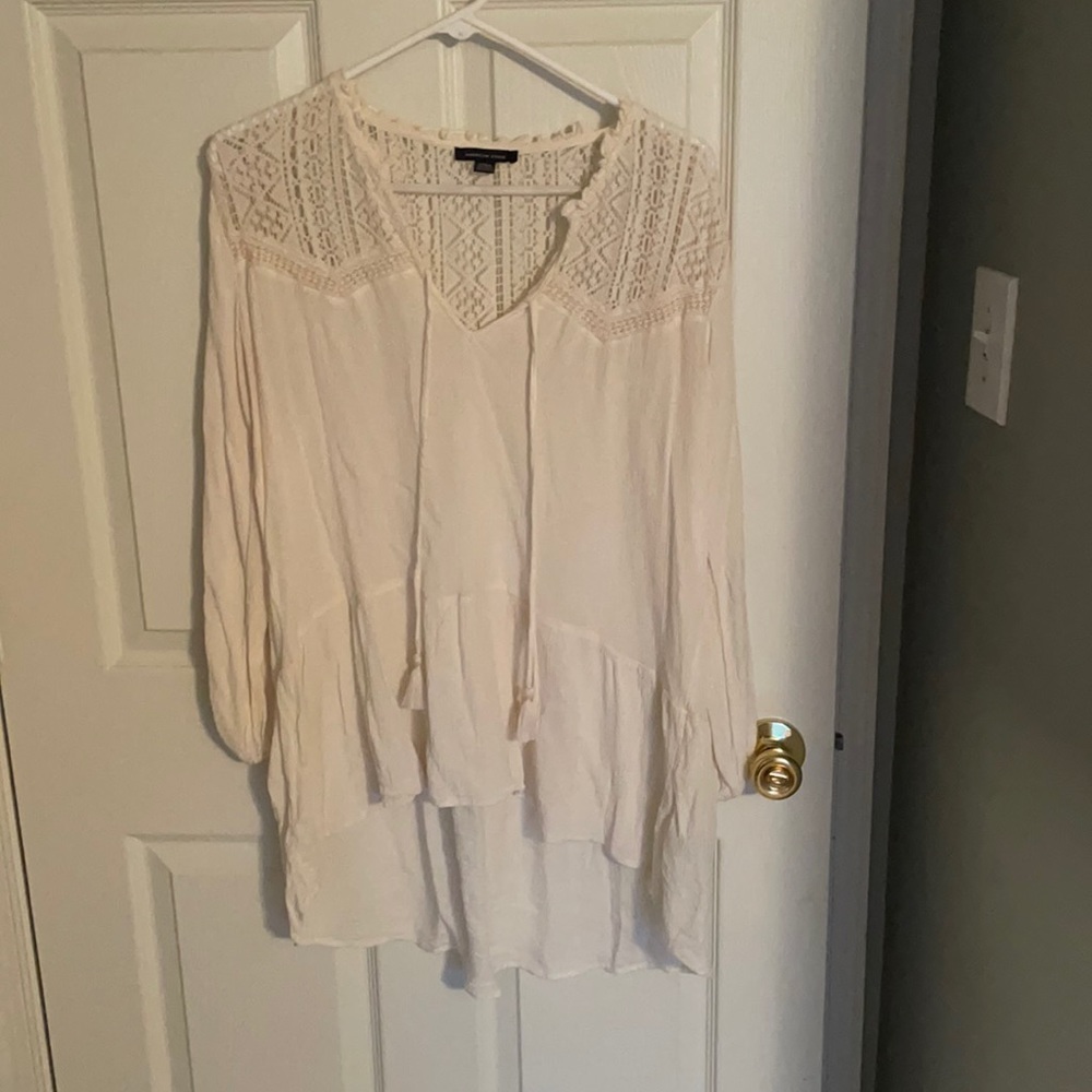 Cream colored blouse